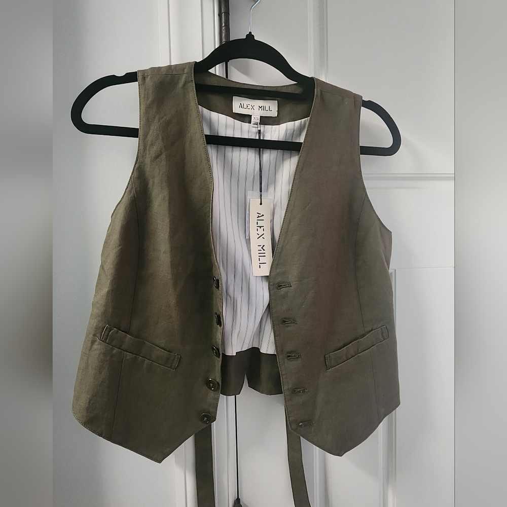 Alex Mill Kam Vest XS Natalie Borton